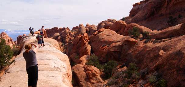 Arches opens investigation after visitor reports graffiti on landscapes
