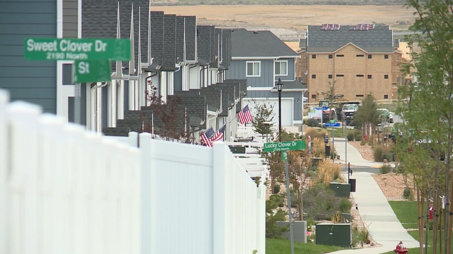A street is shown in Saratoga Springs. Mortgage rates have climbed for six weeks in a row, according to FreddieMac.