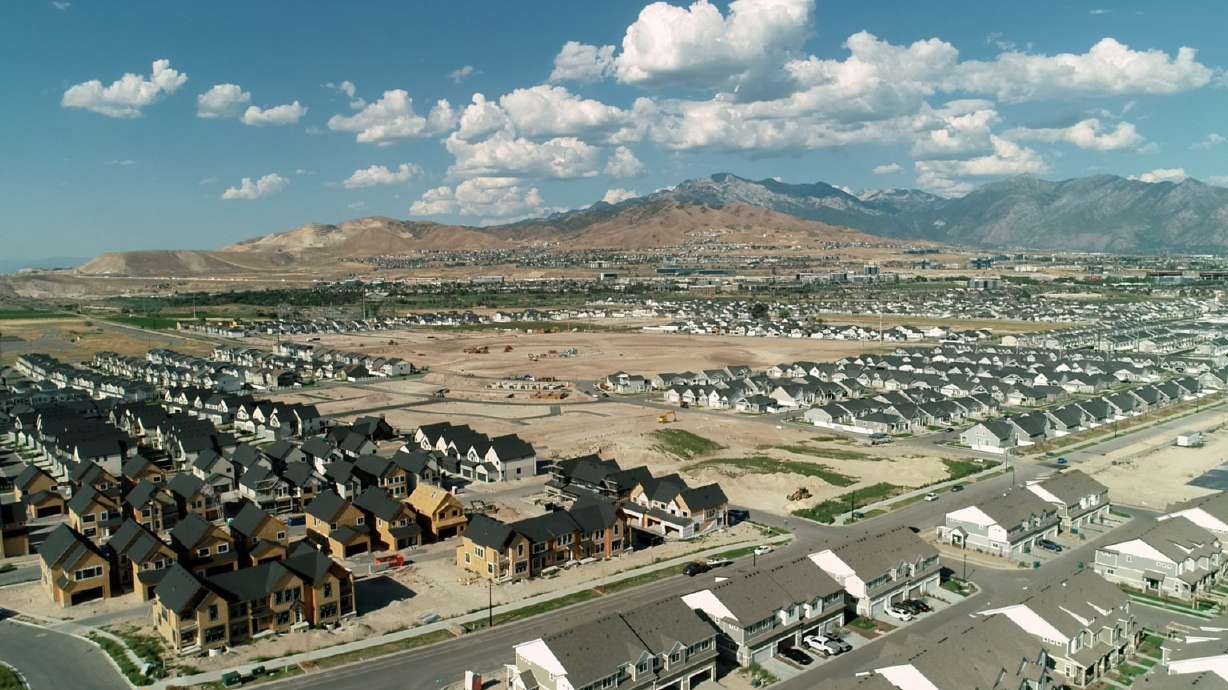 New home construction in Lehi. A little-publicized Utah law gives unelected developers the power to issue bonds and pass taxes onto homebuyers in public infrastructure districts. Such taxes can amount to second mortgages paid off for decades.