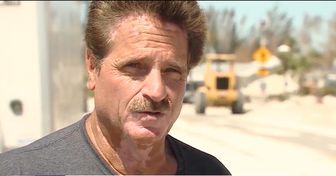 Chris Murray, is helping his father in Fort Meyers, Florida, following Hurricane Ian.