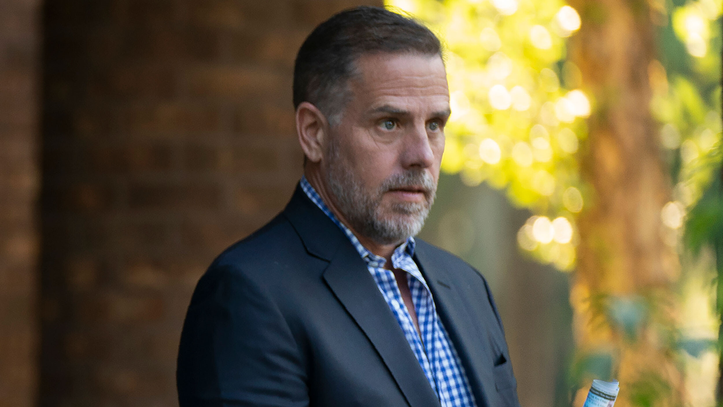 Hunter Biden leaves Holy Spirit Catholic Church in Johns Island, South Carolina, on Aug. 13. Federal prosecutors believe they could charge Hunter Biden with tax crimes and a false statement.