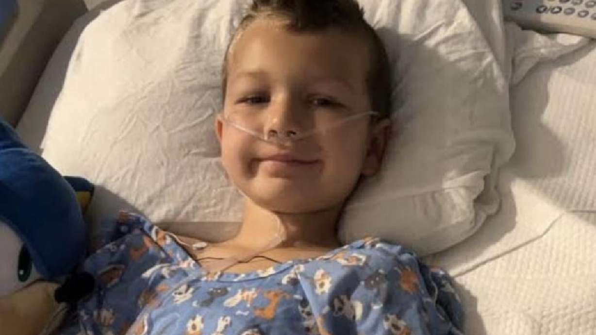 Bentley Roberts, 5, is recovering after being hit by a truck while on his bike on Wednesday. The truck driver who hit him while he was riding his bike visited the boy in the hospital and gifted him a new bike.