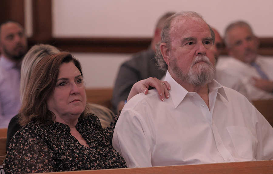 Larry and Kay Woodcock are shown in this undated photo. Kay Woodcock said Thursday she is angry and disappointed that Lori Vallow Daybell’s case has been put on hold.