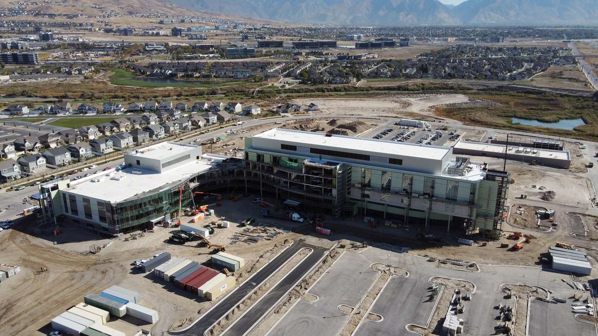 The new Primary Children’s Hospital in Lehi on Monday. The hospital announced a major donation from the Todd and Andie Pedersen family to help support an initiative to build the nation’s model health system for children.
