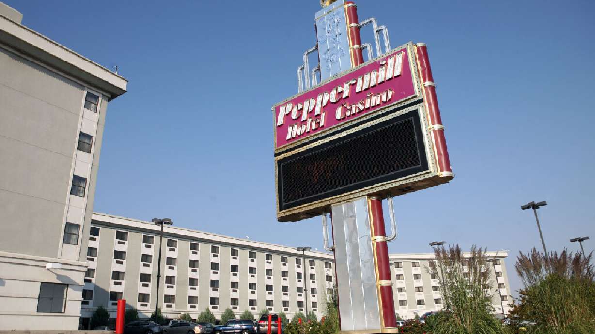 The Peppermill Hotel and Casino in West Wendover, Nev., on Sept. 21, 2012. A Taylorsville woman claims she was humiliated last month during an alleged racial profiling incident at the casino, which sits near the Utah-Nevada border.