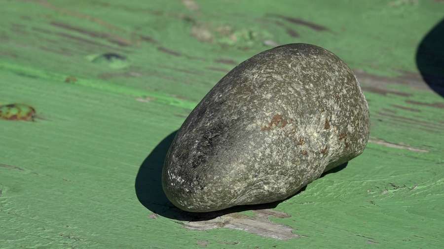 Brandy Jo Furniss plans to paint her favorite scripture verse on the rock that flew through her windshield and hit her in the face.