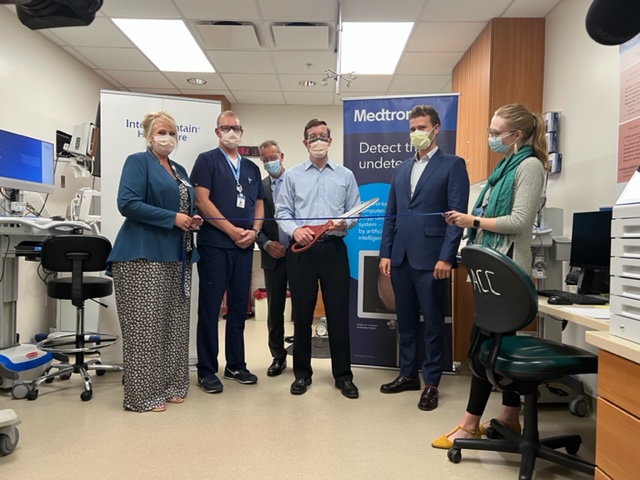 Intermountain Cedar City Hospital officials held a ribbon-cutting ceremony on Wednesday as they begin use of a GI Genius unit at the hospital. The tool uses artificial intelligence to help doctors identify polyps during a colonoscopy and catch cancerous ones sooner.