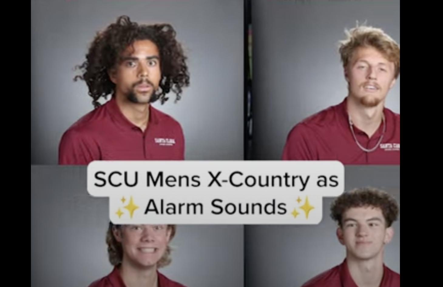 The cross-country team at Santa Clara University has reached viral status for their unique "team look" in their official roster photos. From scraggly facial hair to purposely bad haircuts, every single member of the team has curated an unforgettable look