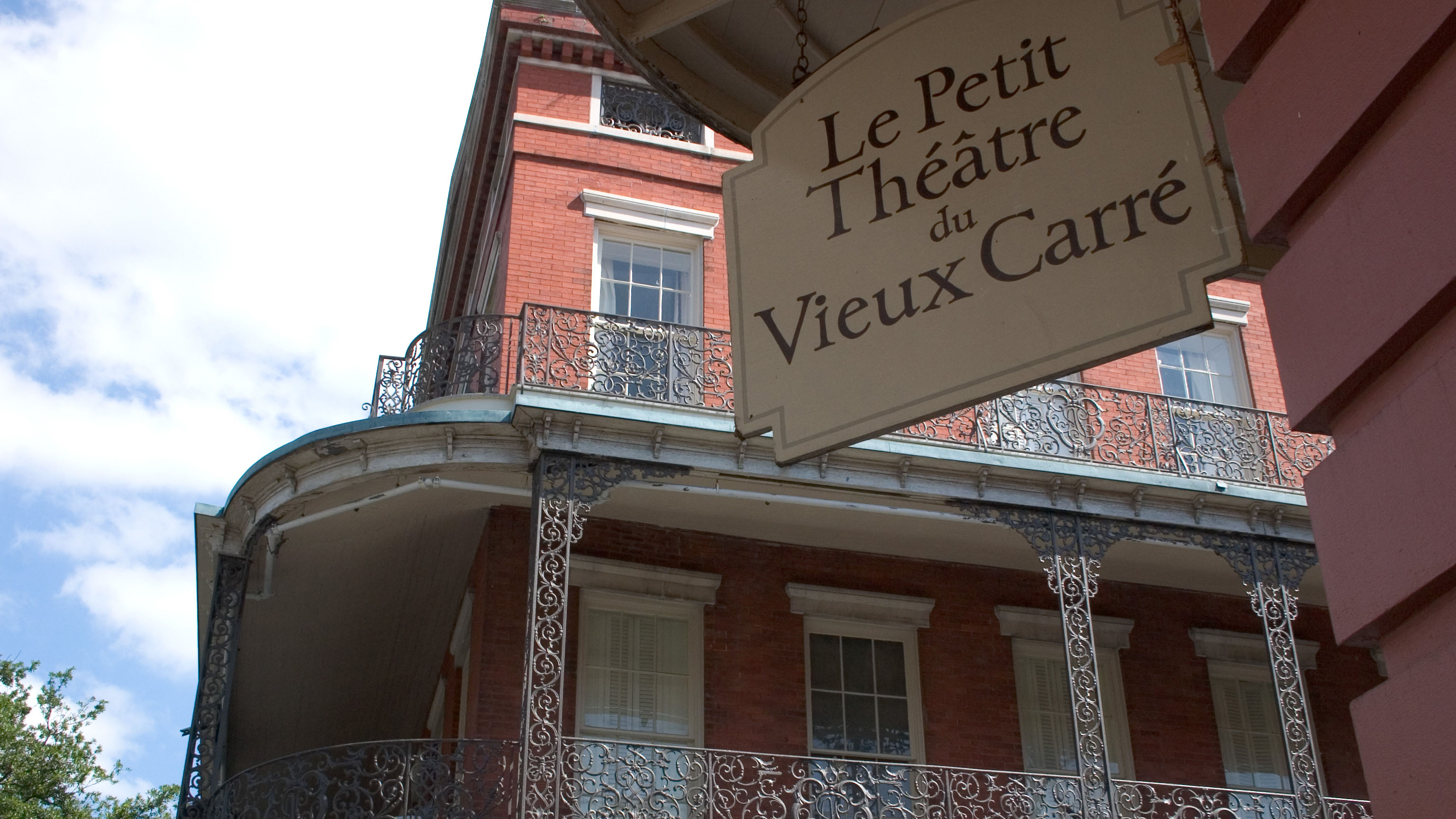 Le Petit Theatre du Vieux Carre (the little theatre of the old quarter) in the French Quarter of New Orleans, Louisiana, pictured on April 9, 2006.