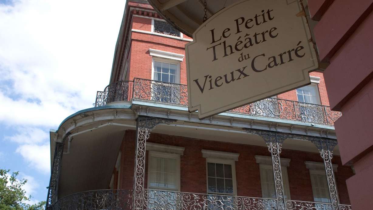 Le Petit Theatre du Vieux Carre (the little theatre of the old quarter) in the French Quarter of New Orleans, Louisiana, pictured on April 9, 2006.