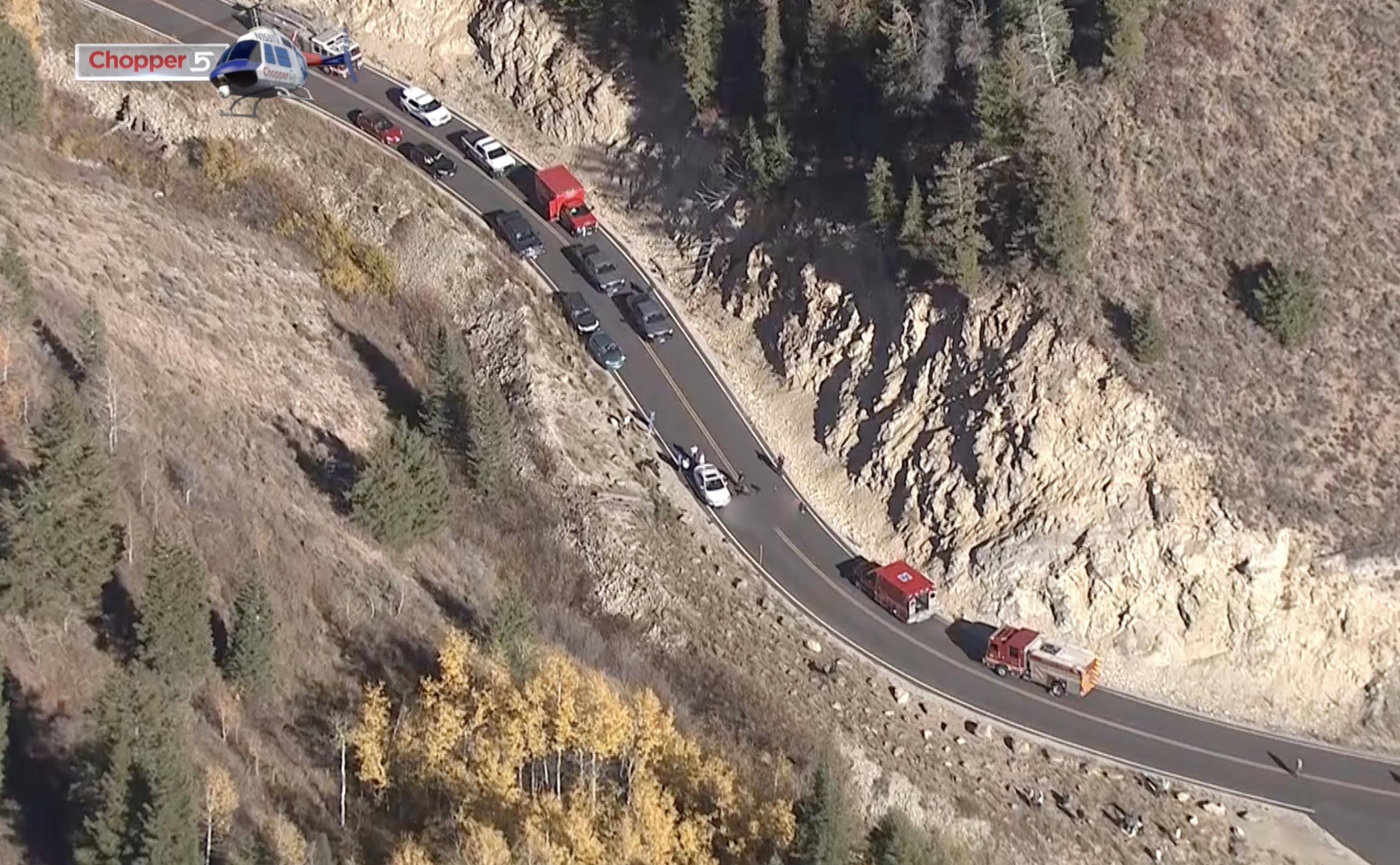 A motorcyclist died and a passenger on the bike was critically injured after crashing with a car on Cascade Springs Drive near state Route 92 in Wasatch County on Sunday.