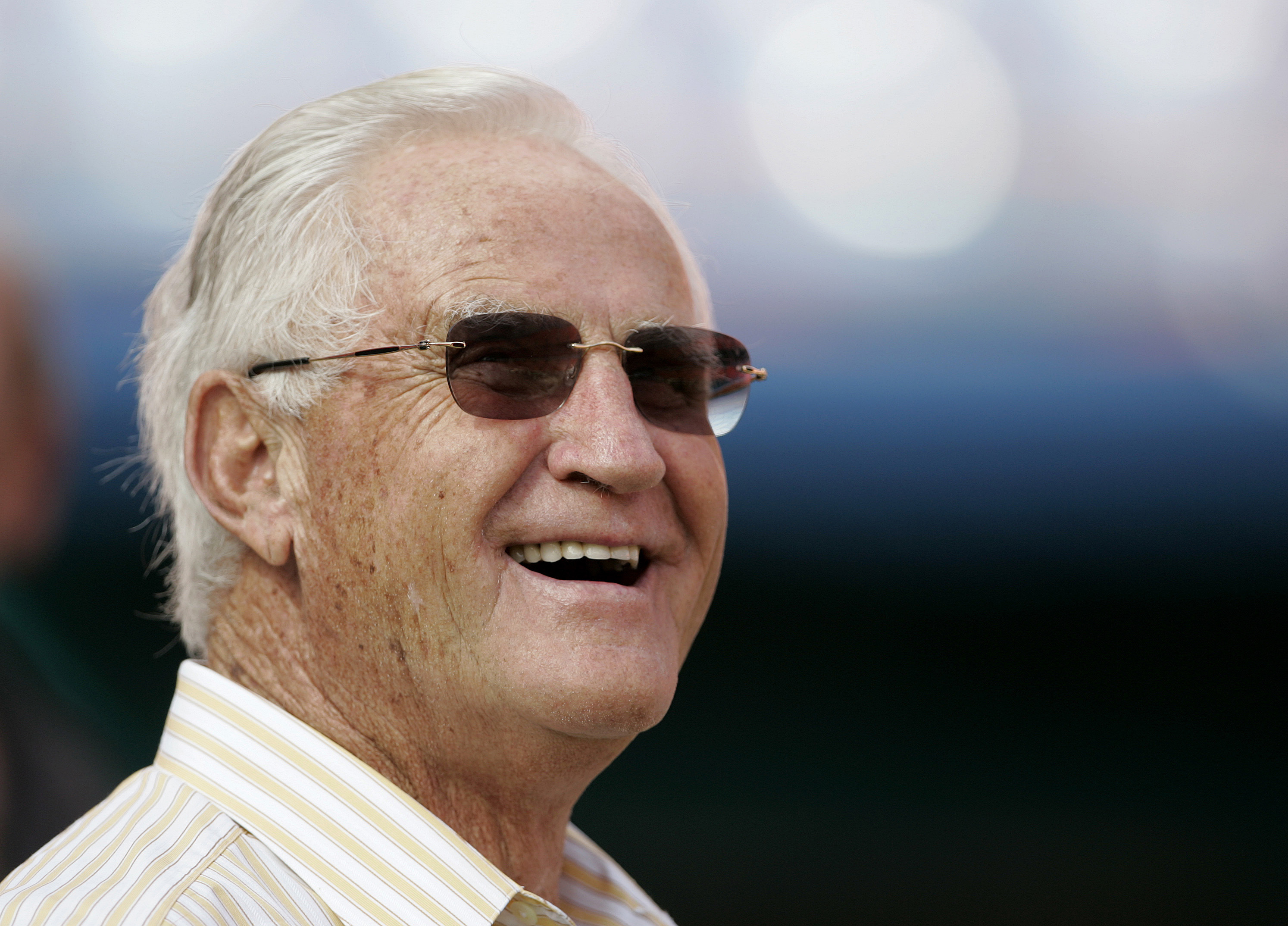 FILE - Former Miami Dolphins head coach Don Shula walks along the sidelines prior to a football game against the Cincinnati Bengals, Sunday, Dec. 30, 2007, in Miami. Dick LeBeau has seen plenty in his football life. He spent six decades in the NFL as a player and coach. Made the Pro Football Hall of Fame. Helped the Pittsburgh Steelers win two Super Bowls as a defensive coordinator. And he helped beat the 1972 Miami Dolphins.