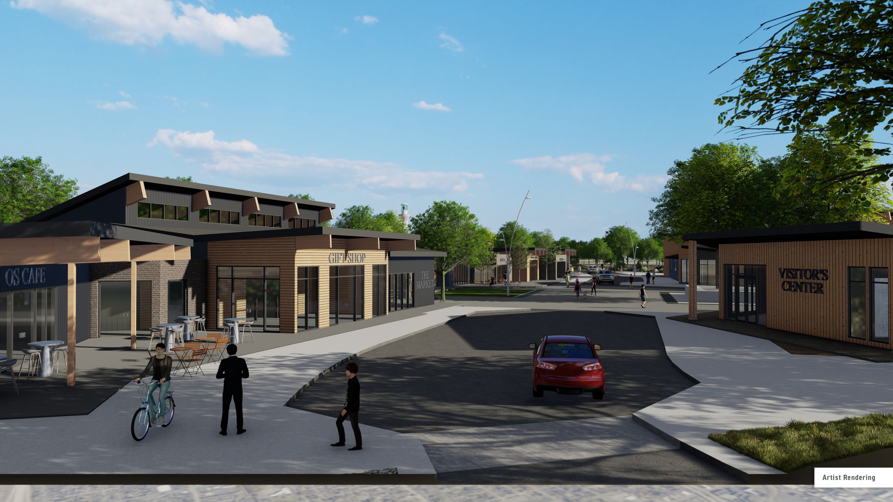 A rendering of The Other Side Village, a tiny home community planned for a property at 1850 W. Indiana Ave. in Salt Lake City.