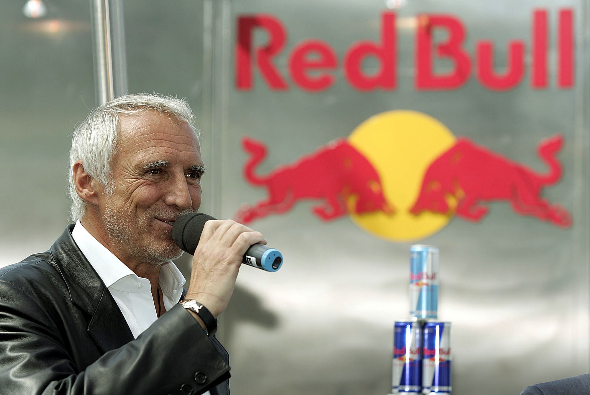 Red Bull chief Dietrich Mateschitz speaks  on June 13, 2022, in Salzburg, Austria. The Austrian billionaire, co-founder of energy drink company Red Bull and founder and owner of the Red Bull Formula One racing team, has died, officials with the Red Bull racing team said, Saturday, Oct. 22, 2022. He was 78. 