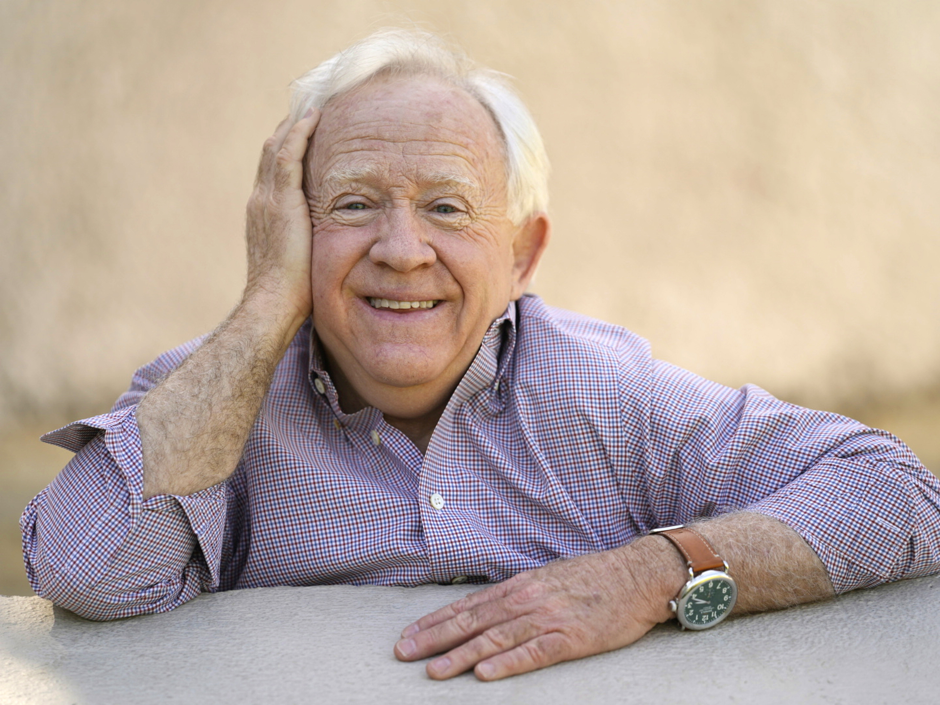 Leslie Jordan poses for a portrait at Pan Pacific Park in the Fairfax district of Los Angeles on April 8, 2021, to promote his new book "How Y'all Doing?: Misadventures and Mischief from a Life Well Lived." Jordan, the Emmy-winning actor whose wry Southern drawl and versatility made him a comedy and drama standout on TV series including “Will & Grace” and “American Horror Story,” has died. He was 67. 