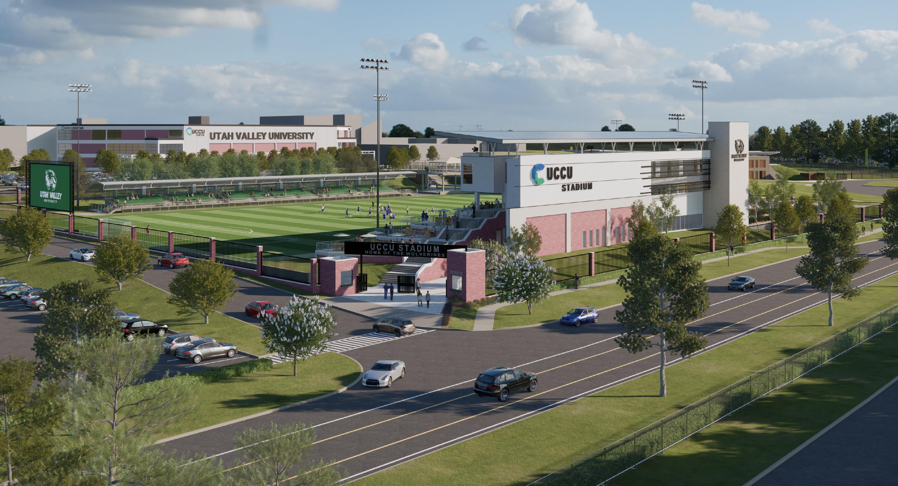 Utah Valley University, UCCU invest in $20M upgrades to soccer stadium