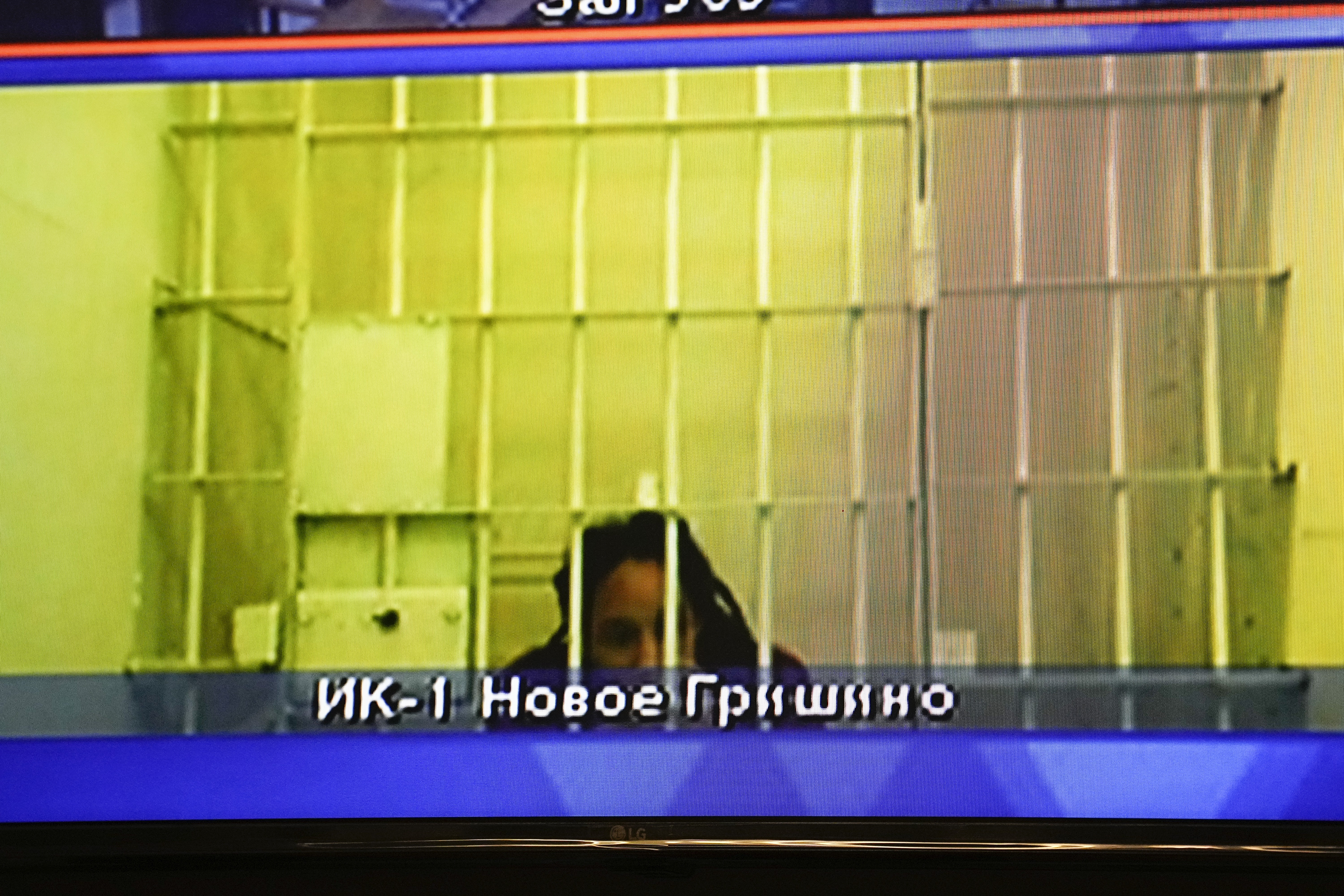 WNBA star and two-time Olympic gold medalist Brittney Griner is seen as she waits to appear in a video link prior to a hearing in Moscow, Russia, Tuesday. A Russian court on Tuesday rejected Griner’s appeal against her nine-year prison sentence for drug possession.
