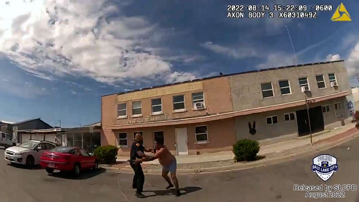 Salt Lake City police body camera video shows Nykon Brandon in August. He was pronounced dead within 45 minutes of being held in a prone restraint.