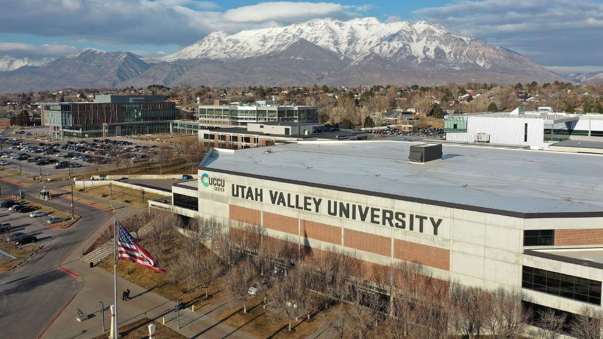 A Utah woman was charged Friday with making a false emergency report after police say she caused panic at Utah Valley University by telling people there was an active shooter on campus.