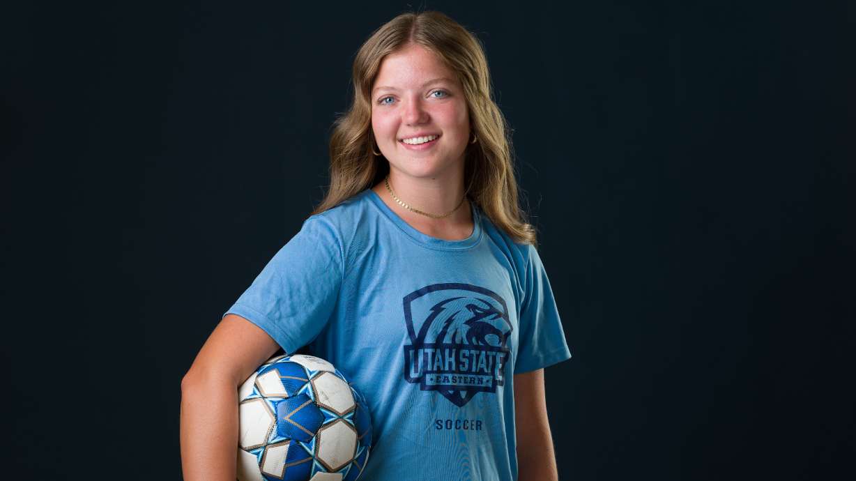USU Eastern soccer player Lauren Bradshaw was killed in a car crash near Soldier Summit on Saturday.