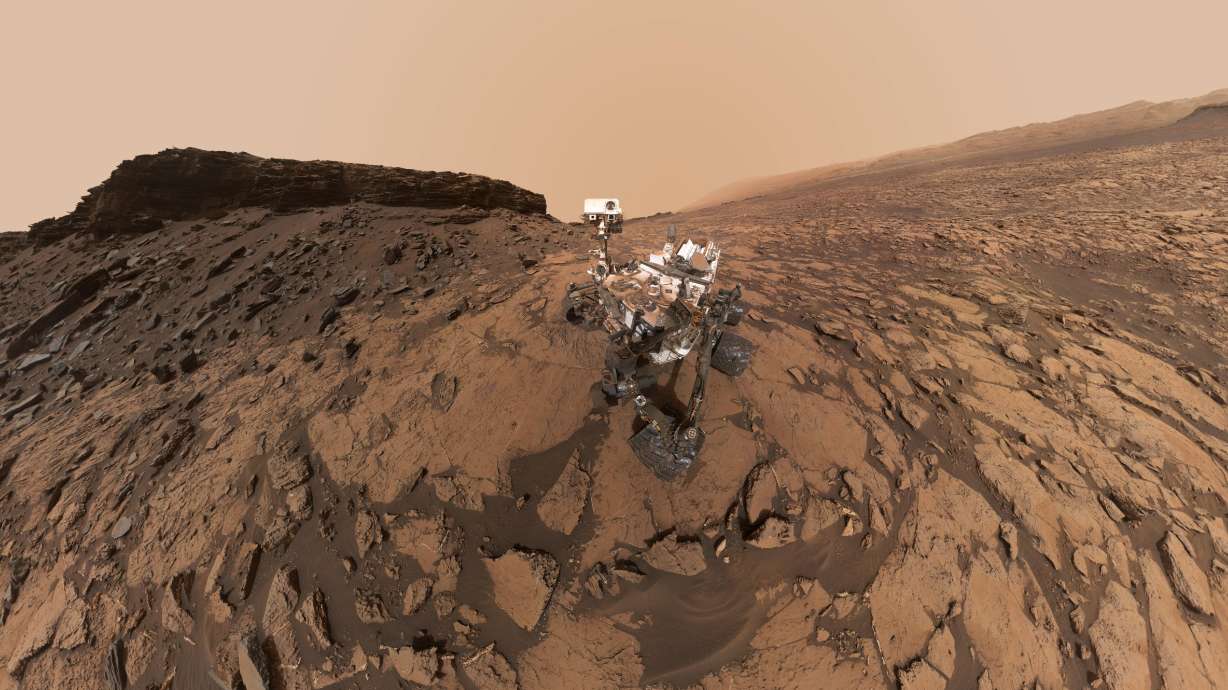 Curiosity Mars Rover takes a selfie at Quela drilling at Murray Buttes, Mount Sharp, Mars in this undated photo. Ancient bacteria might be sleeping beneath the surface of Mars, where it has been shielded from the harsh radiation of space for millions of years, according to new research.