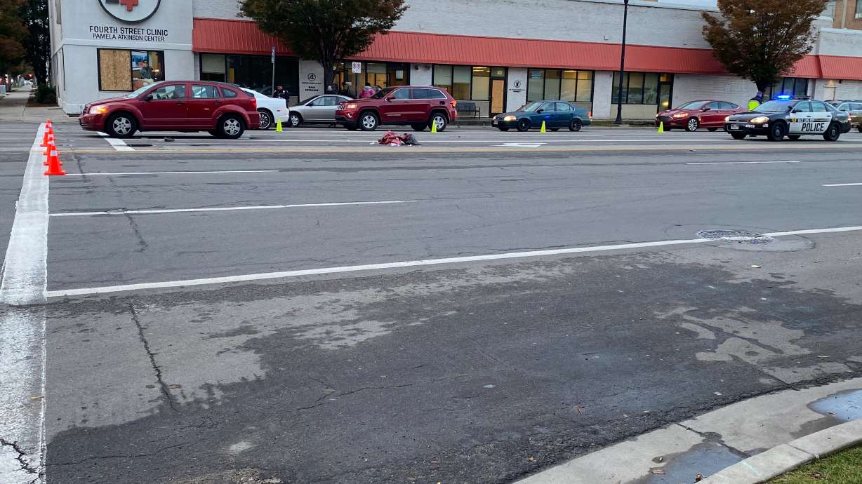 A woman was critically injured after being hit by a car in Salt Lake City.