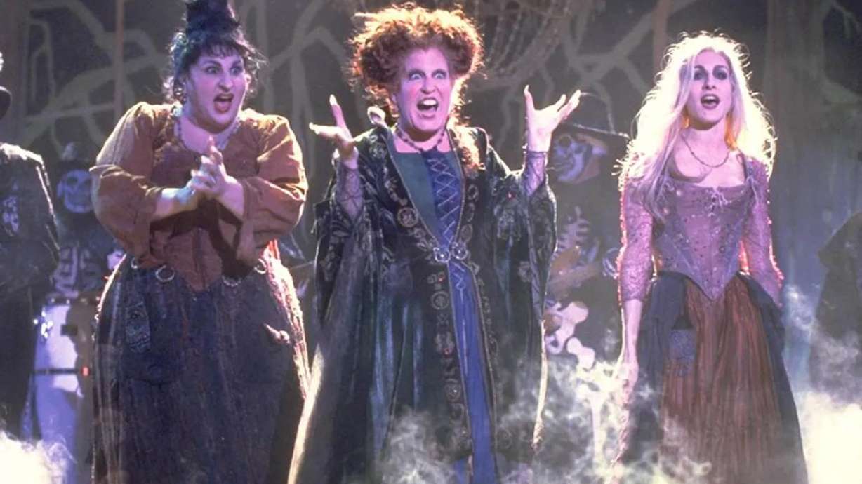 Kathy Najimy, left, Bette Midler and Sarah Jessica Parker in “Hocus Pocus.” Parker has more in common with her fictional counterpart than she previously thought.