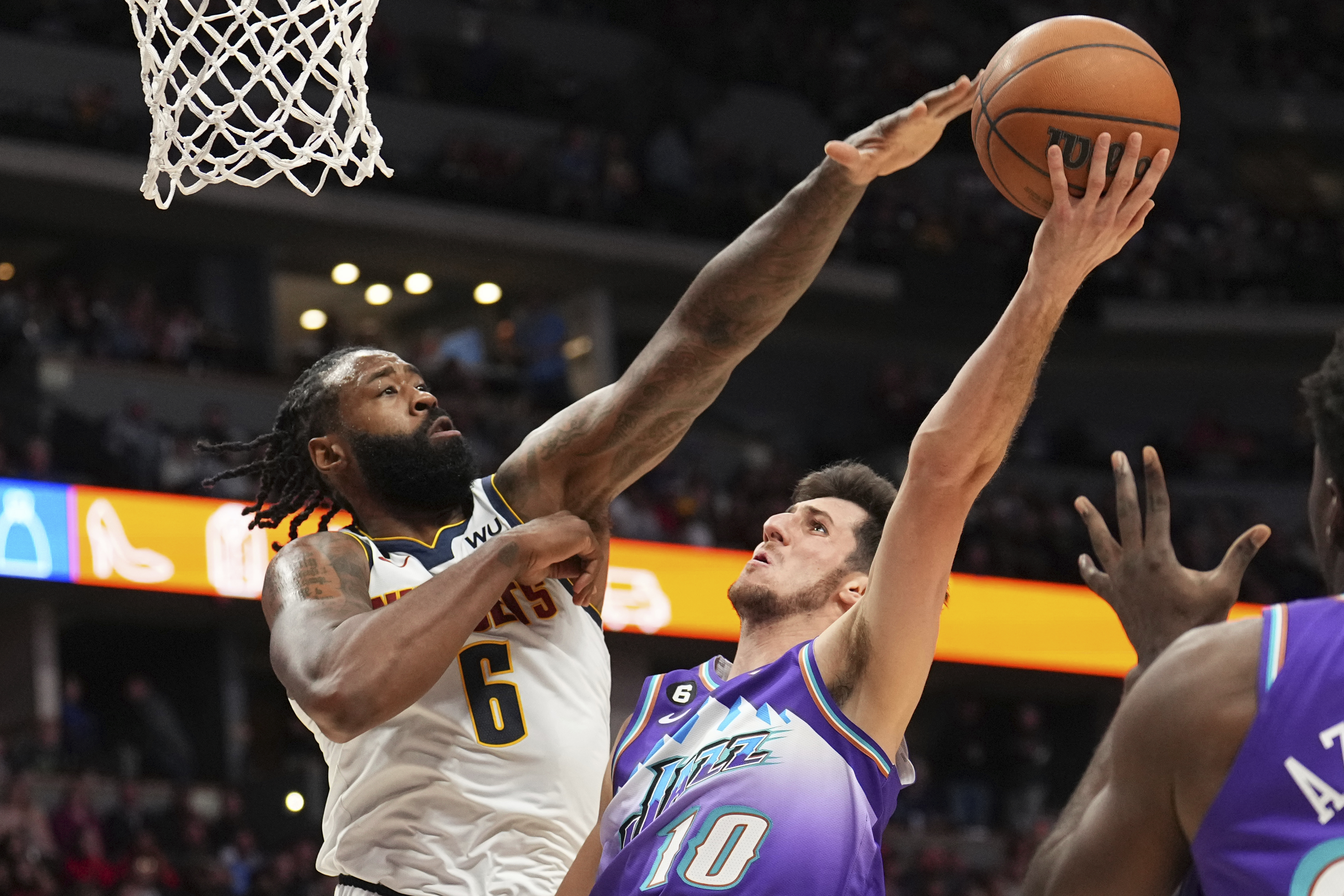Ochai Agbaji, Leondro Bolmaro get first rotation minutes with Jazz in loss to Denver