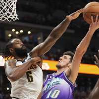 Ochai Agbaji, Leondro Bolmaro get first rotation minutes with Jazz in loss to Denver