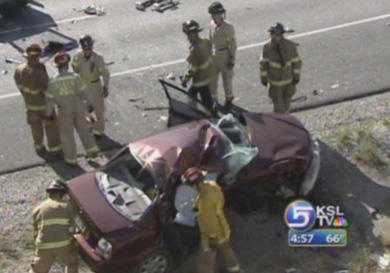 Crash Closes Northbound I-15