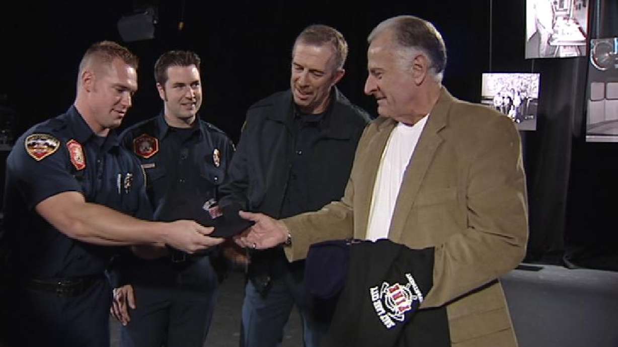 Dick Nourse Welcomes Viewers at Open House