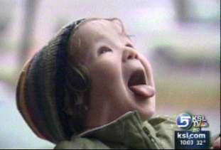 Snow Finally Falls Over Wasatch Front