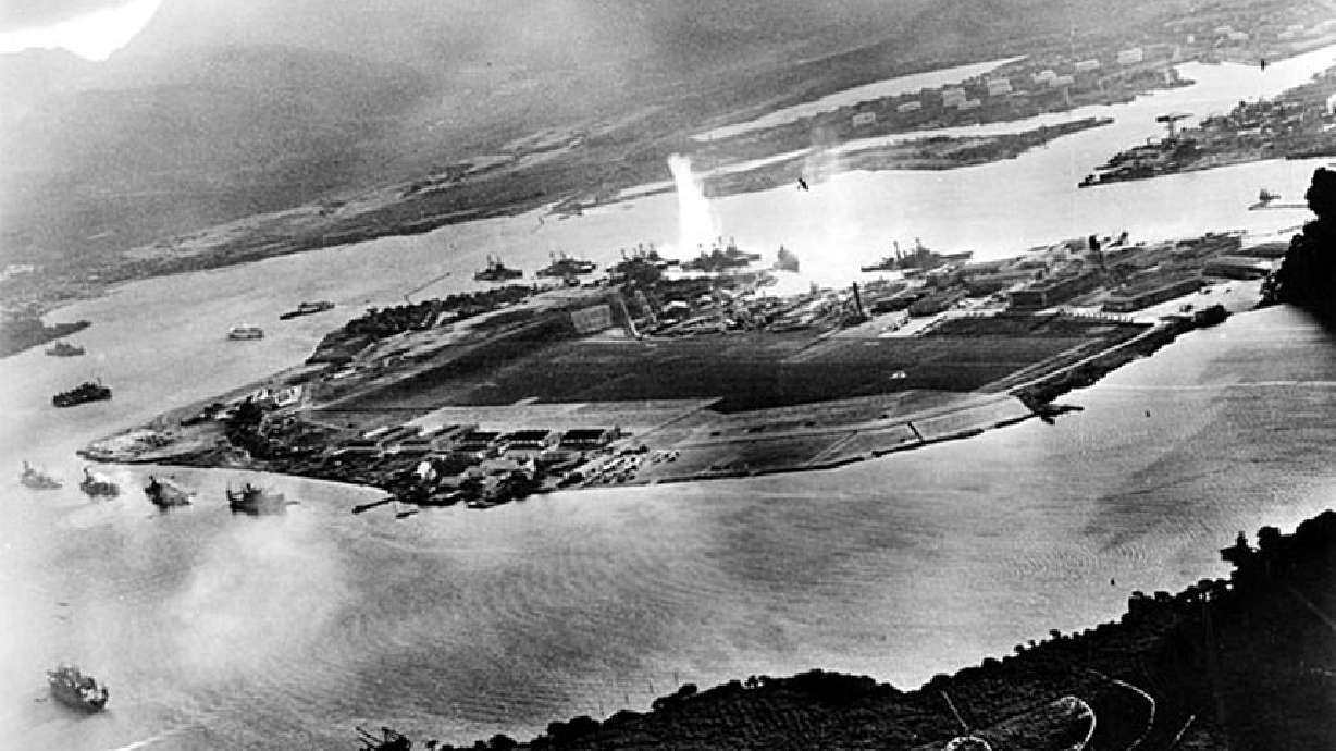 Pearl Harbor is seen Dec. 7, 1941. Members of an Idaho organization want to make sure the memories of that day are not forgotten.