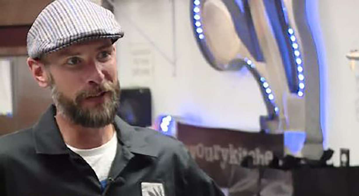 Joseph Saladyga, executive chef and owner of Savoury Kitchen in Park City, talks to KSL Monday. His business participated in the reusable container pilot program.