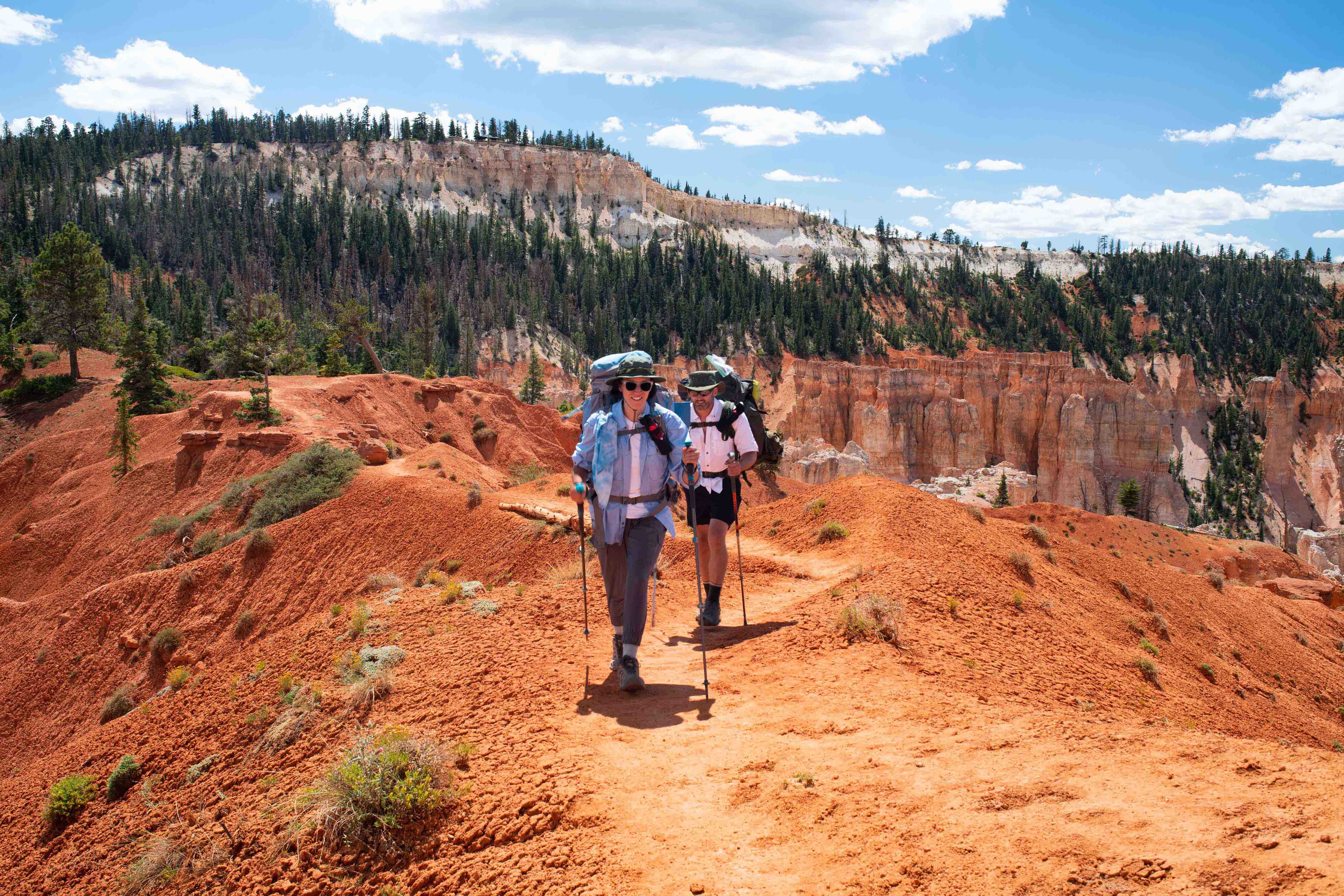 Backpackers in Bryce Canyon backcountry. The park announced Tuesday it is moving its reservation system online for the 2023 peak season, which begins in March.