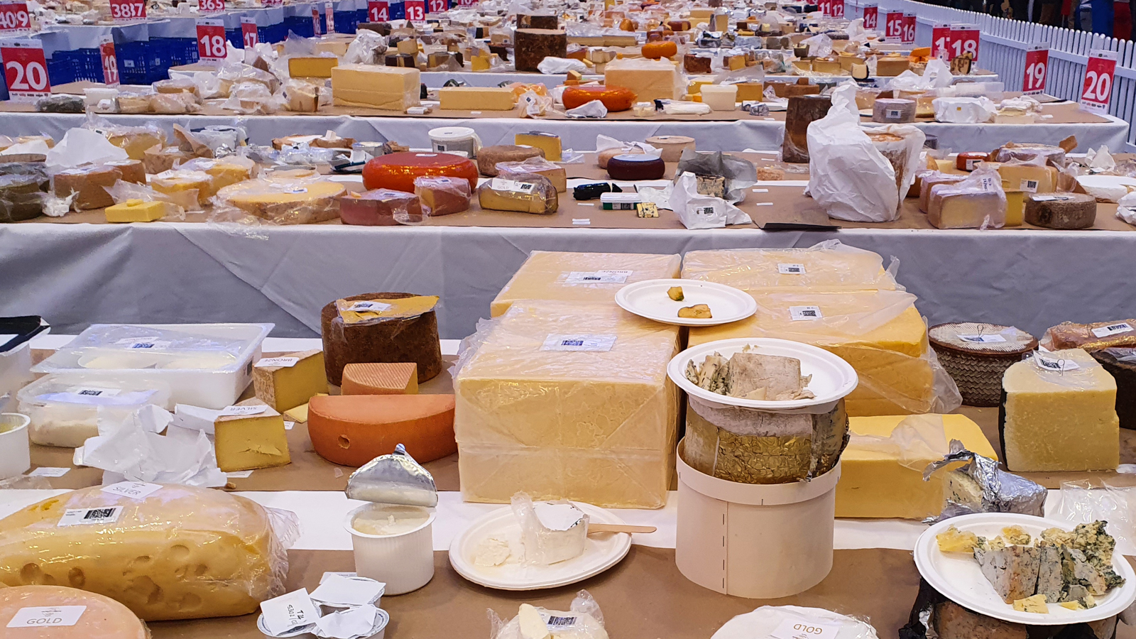 This year's winner, a gruyère from Switzerland, was eventually chosen by a panel of top judges after the field had been whittled down first to 98 "super gold" champions and then to a final 16 at the World Cheese Awards held in Newport, Wales, Wednesday.