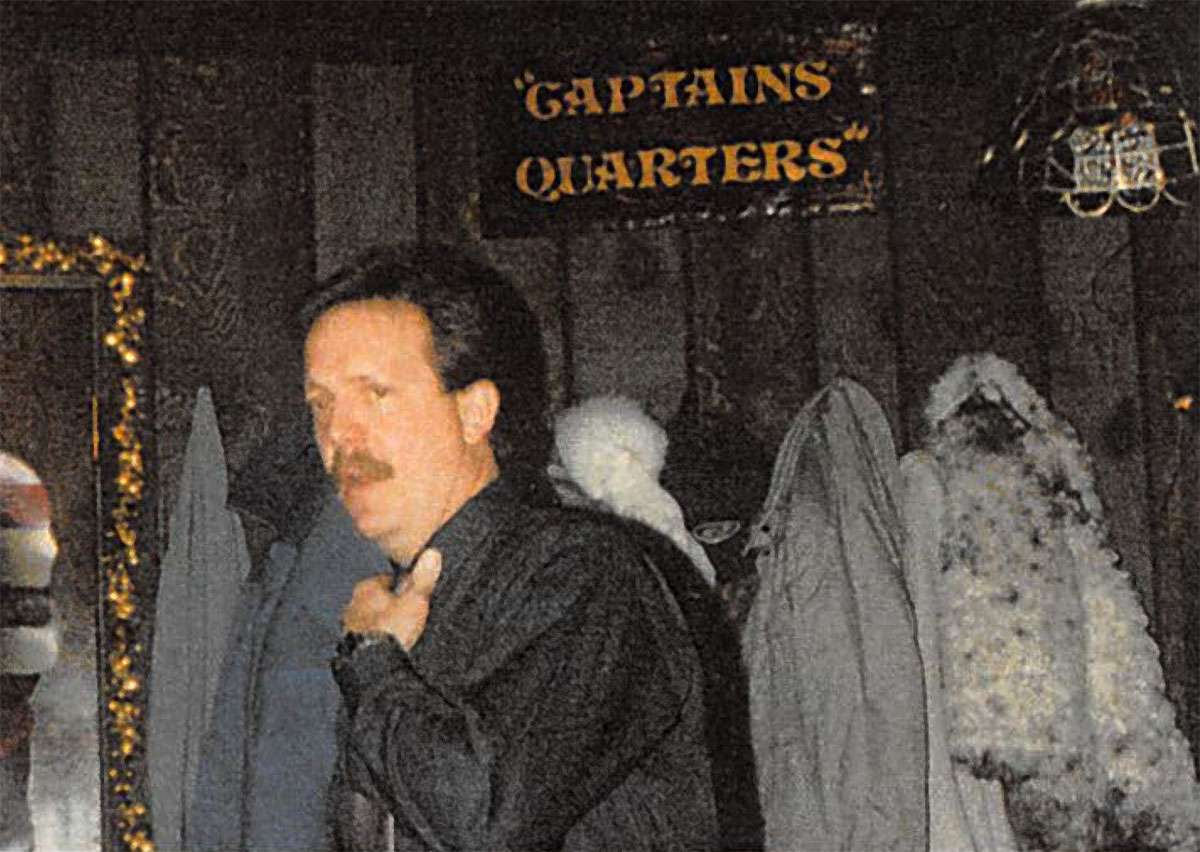 Cary Hartmann stands in The Galleon, a bar where Hartmann worked part-time in 1986.