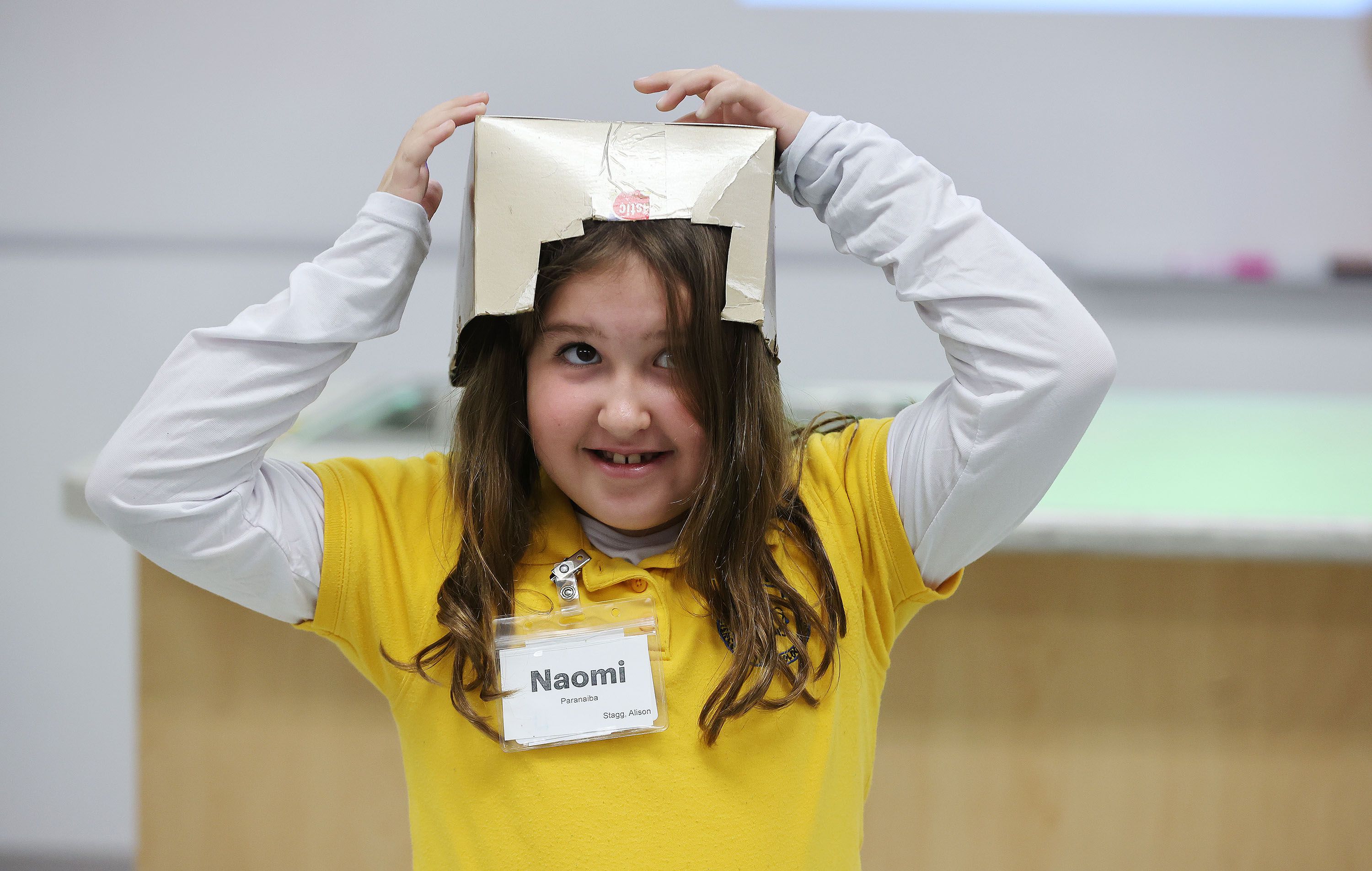 Naomi Paranaiba plays a coding game at the Beehive Science and Technology Academy in Sandy on Thursday; 12% of Utah school kids attend public charter schools.