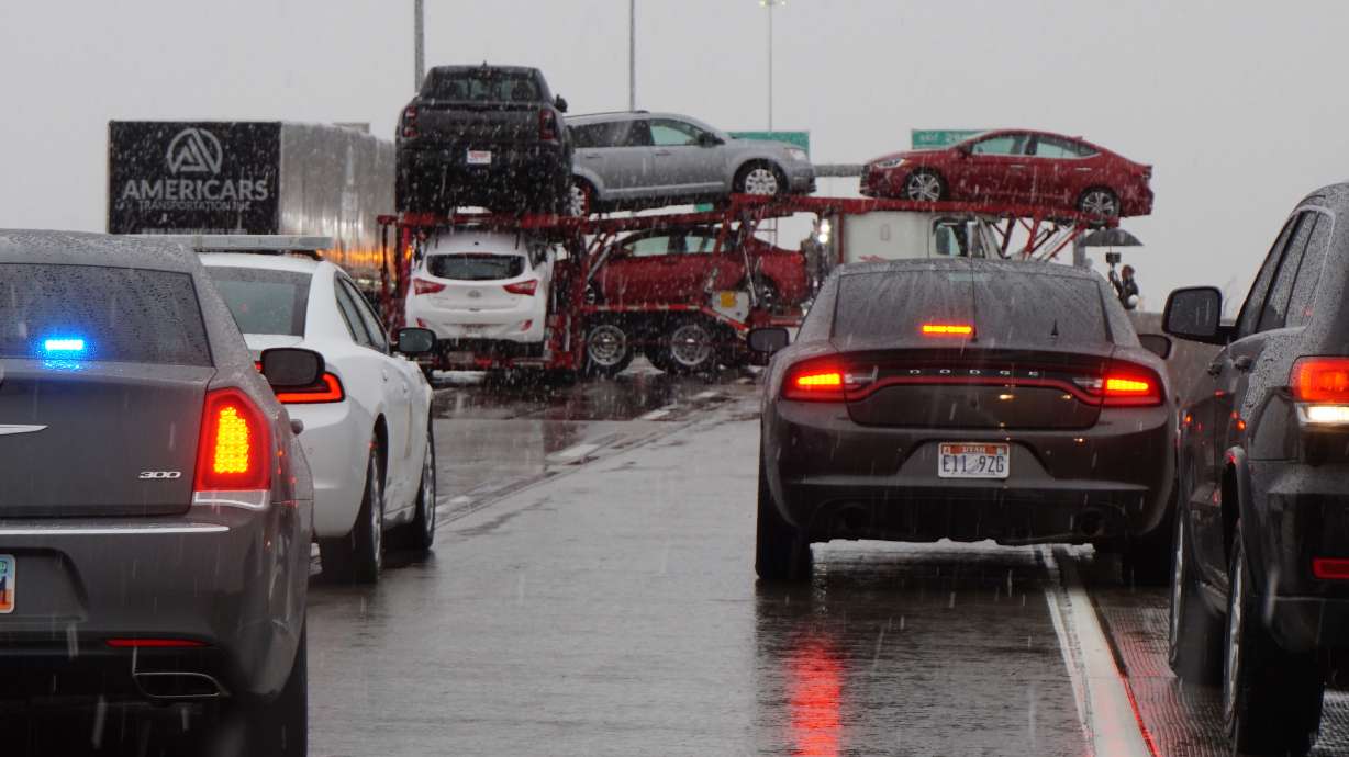 Troopers say they believe the driver found dead of an apparent gunshot wound on I-15 after a crash earlier this week likely died by suicide, but the death remained under investigation on Friday.