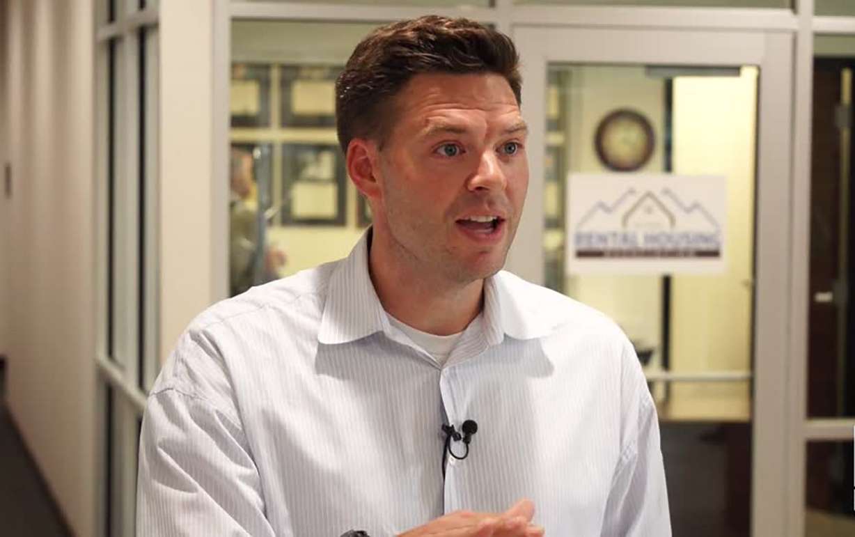 Rental Housing Association chair Brad Randall talks to KSL. He says the goal of landlords should not be to profit from application fees.