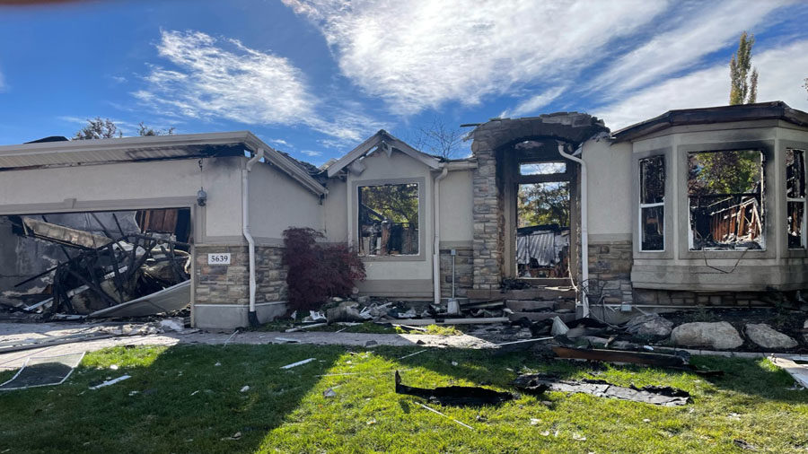 Cause of house fire and explosion in West Jordan still unknown