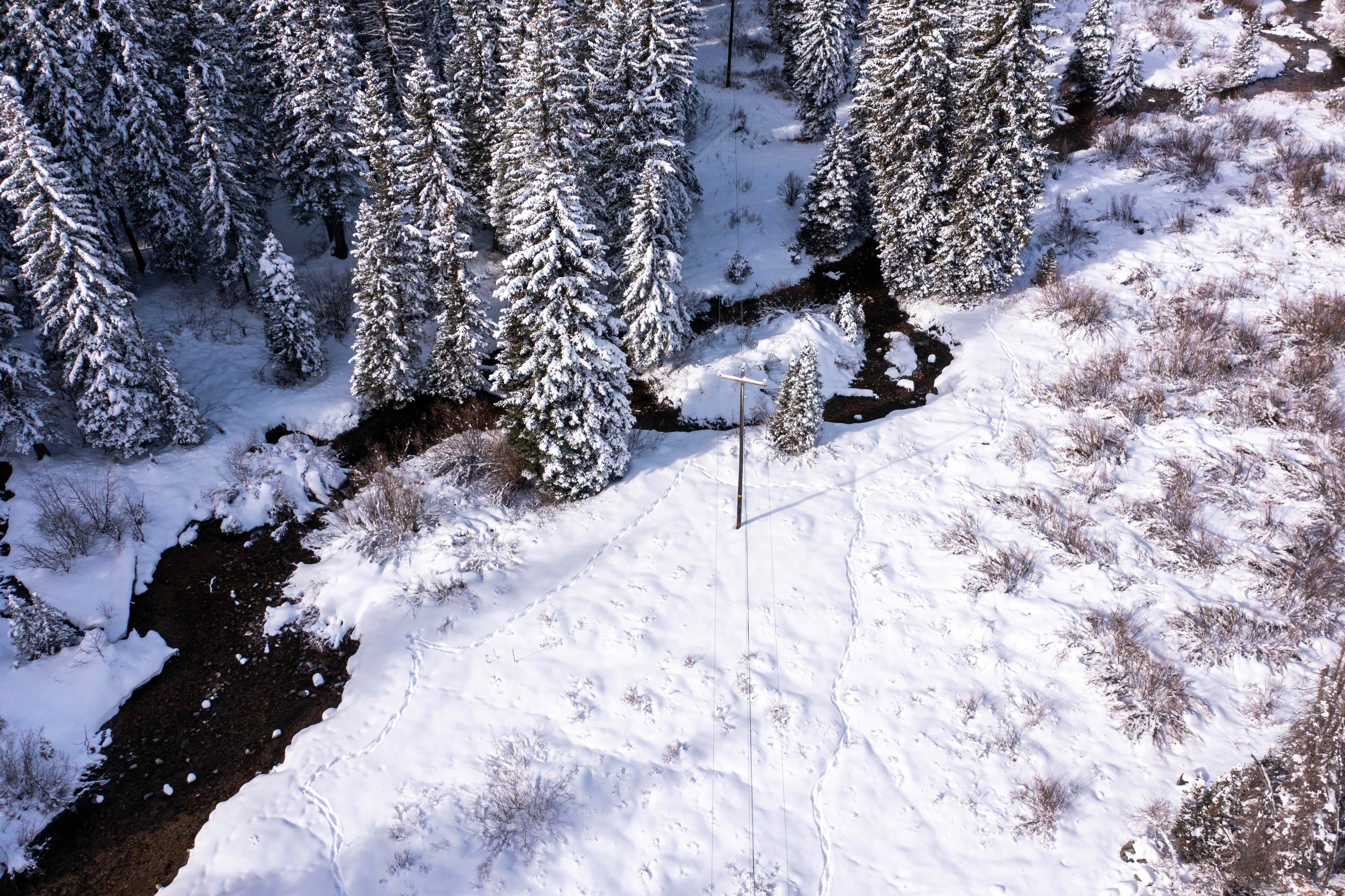Water flows downstream in Big Cottonwood in Salt Lake County on Friday. If you think it has been snowy and rainy, you are right. A series of storms have been generous to Utah, but what happens in the months to come is a question mark.