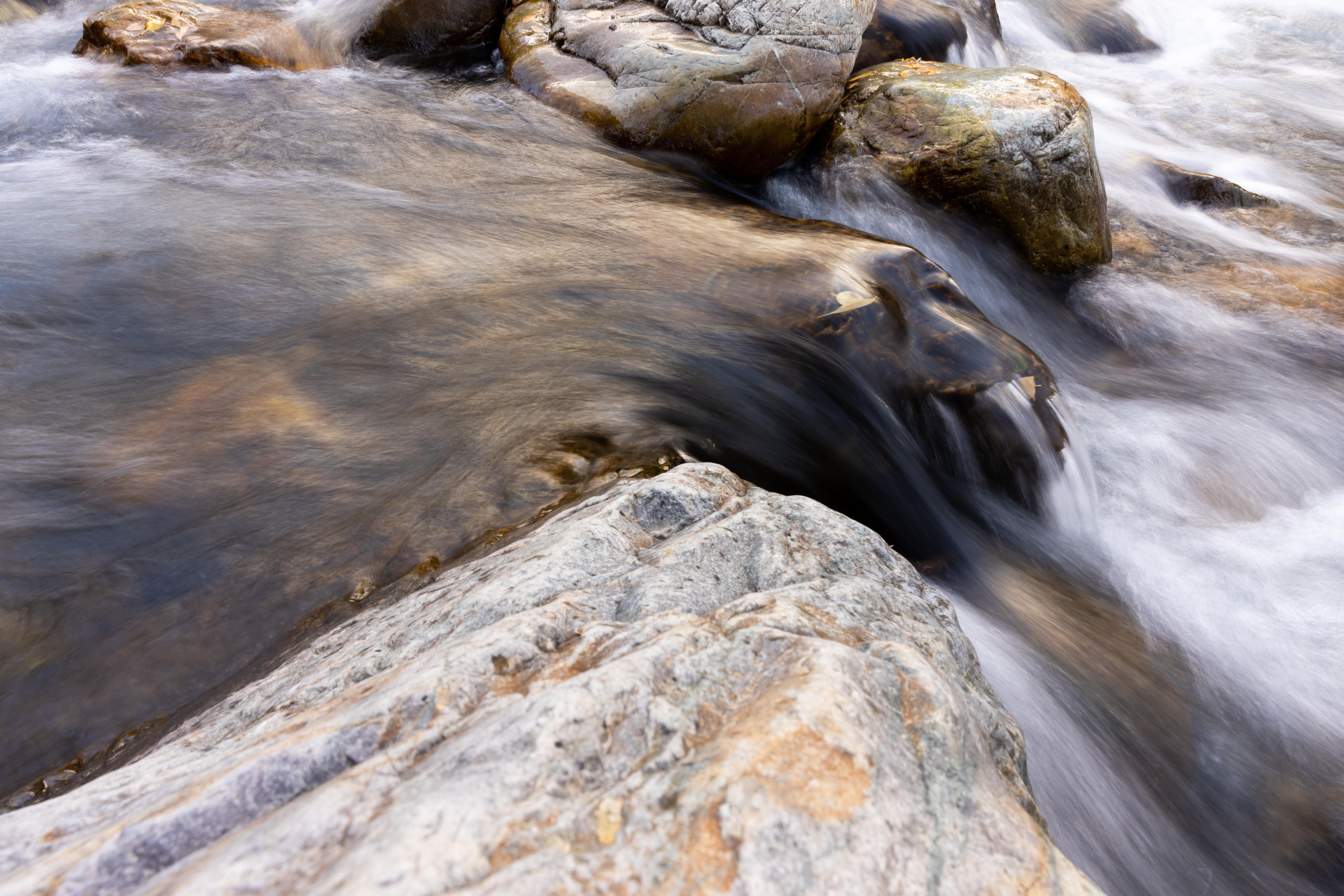 Water flows downstream in Big Cottonwood in Salt Lake County on Friday, Nov. 4, 2022.