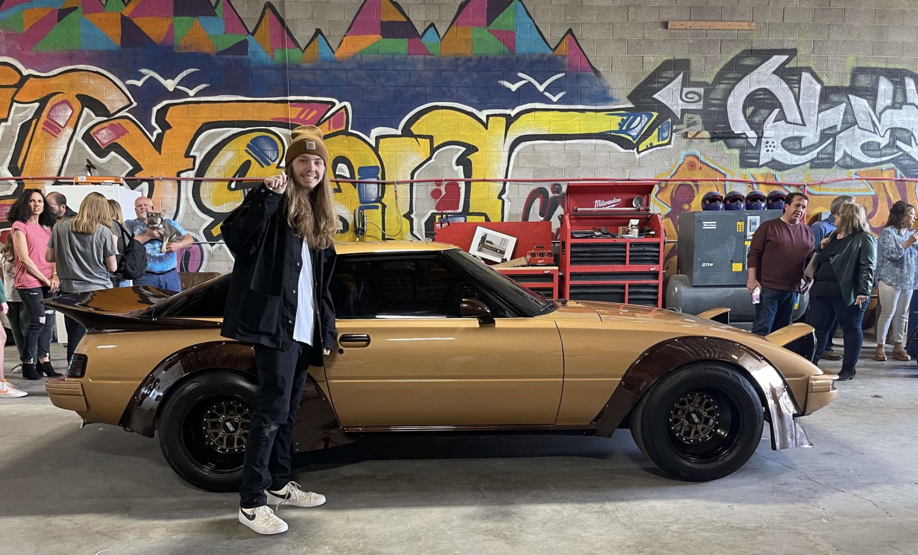 Local business revives Mazda RX-7 for Make-A-Wish recipient