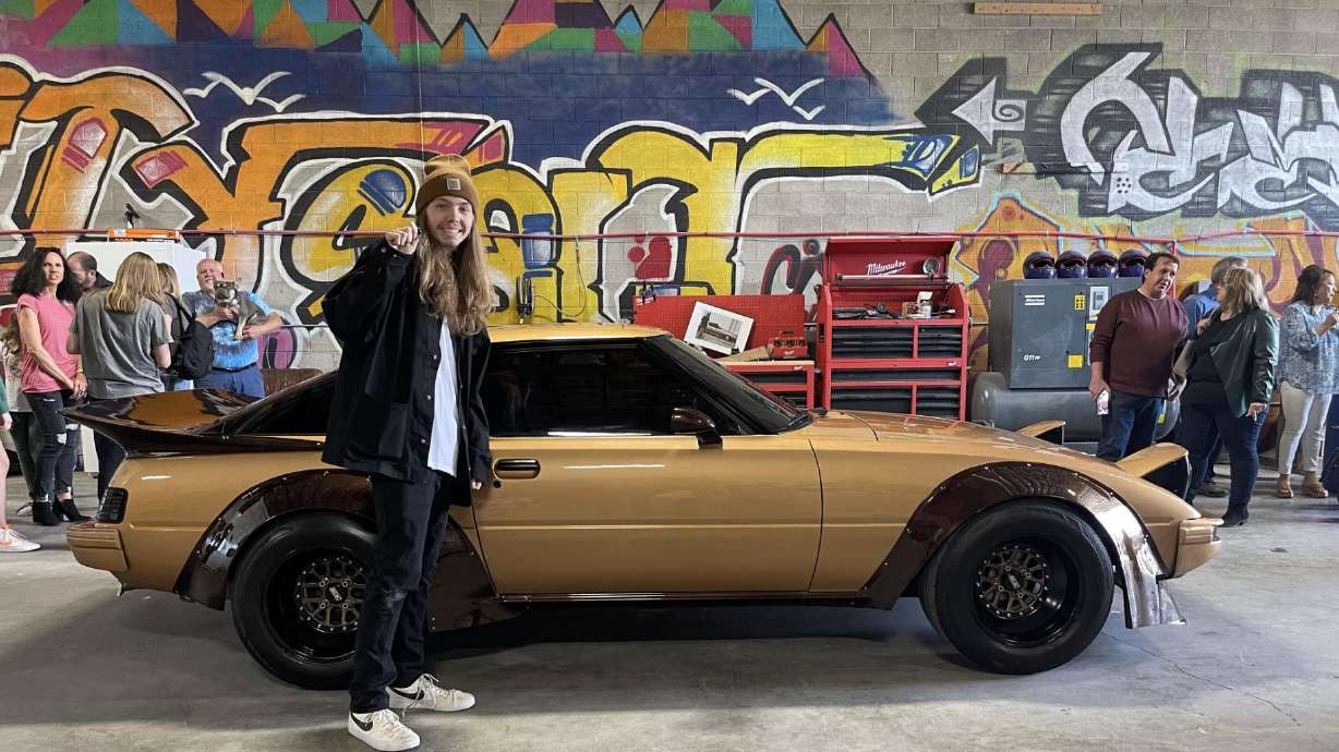 Local business revives Mazda RX-7 for Make-A-Wish recipient