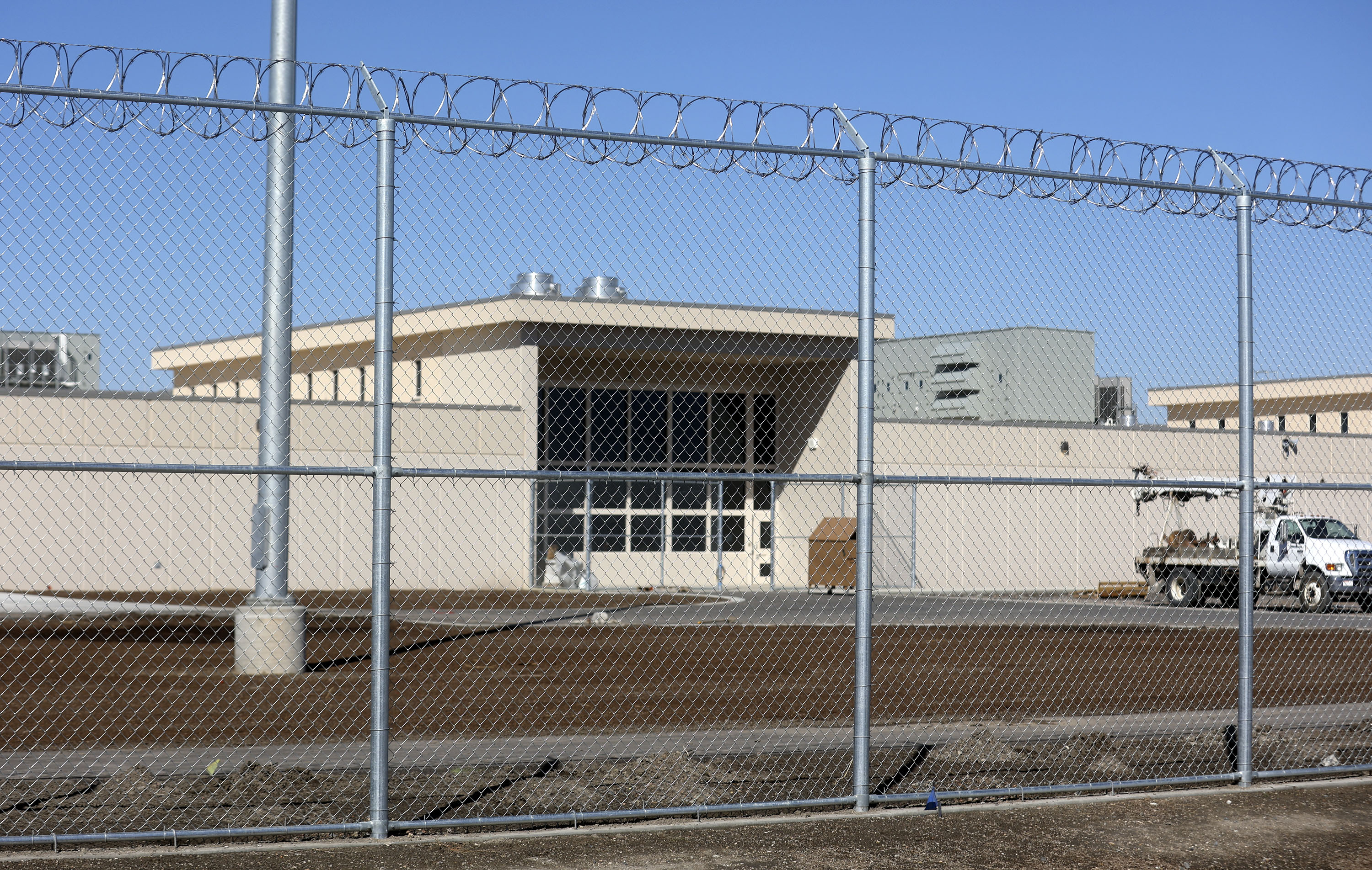 The new Utah State Prison is pictured on Oct. 21, 2021. The U.S. Justice Department Tuesday filed a lawsuit against the Utah Department of Corrections, claiming it violated the law by not providing proper hormone treatment to a transgender inmate.
