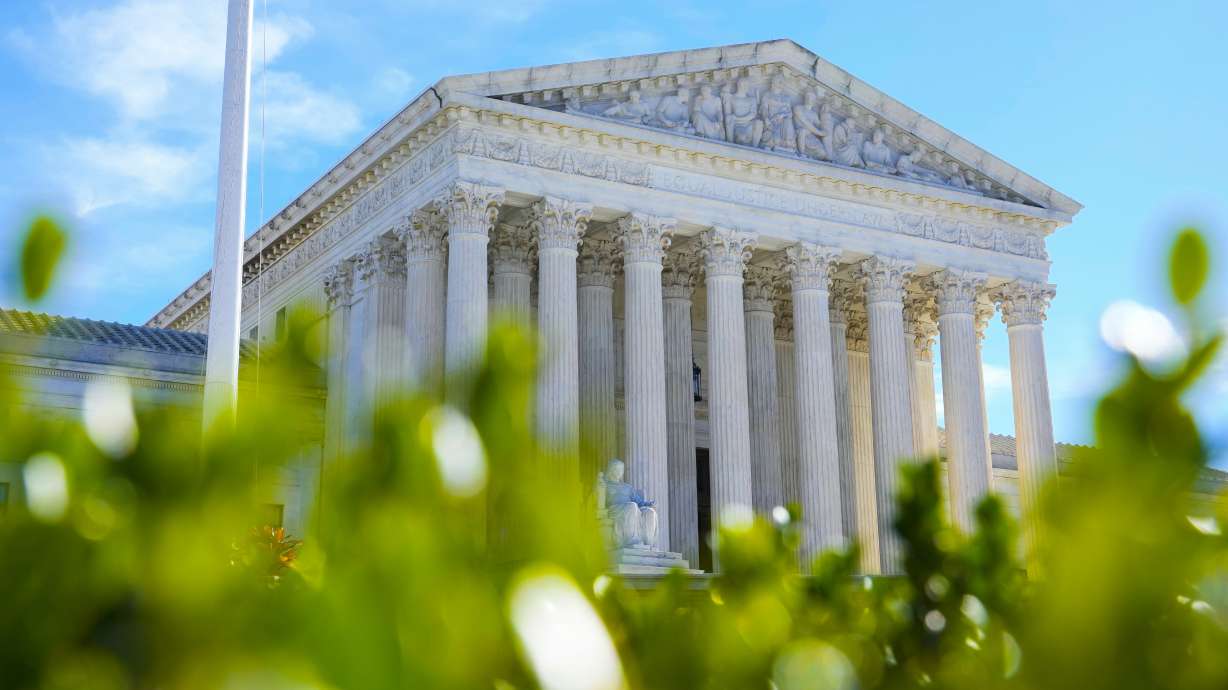 The Supreme Court is seen on Election Day in Washington, Tuesday. The Supreme Court seems likely to reject a call to overturn decades of precedent and limit the ability of individuals to use federal civil rights law to sue.