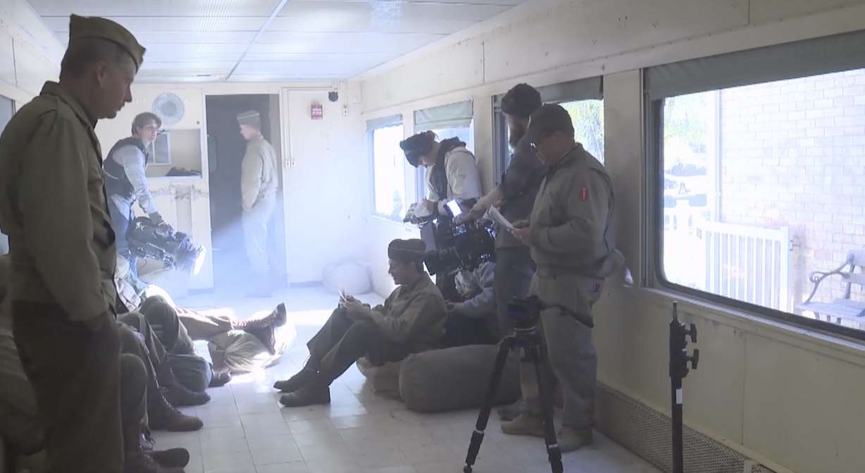 As Utah celebrated veterans Friday, a true World War II story titled “The Force,” is being filmed right here in Utah.