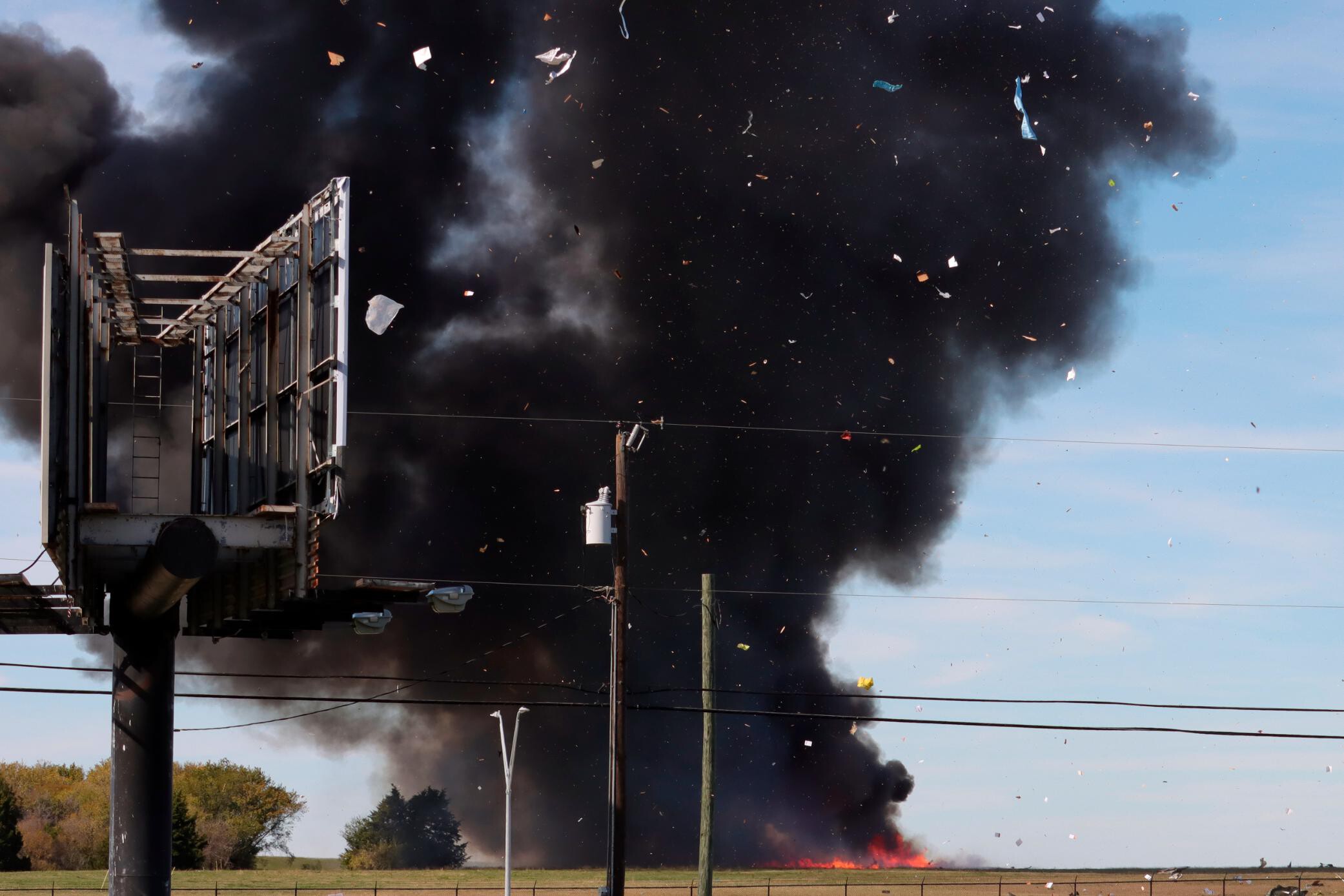 The B-17 Flying Fortress, one of the planes that crashed at the airshow at Dallas Executive Airport on Saturday, normally had a crew of four to five people.
