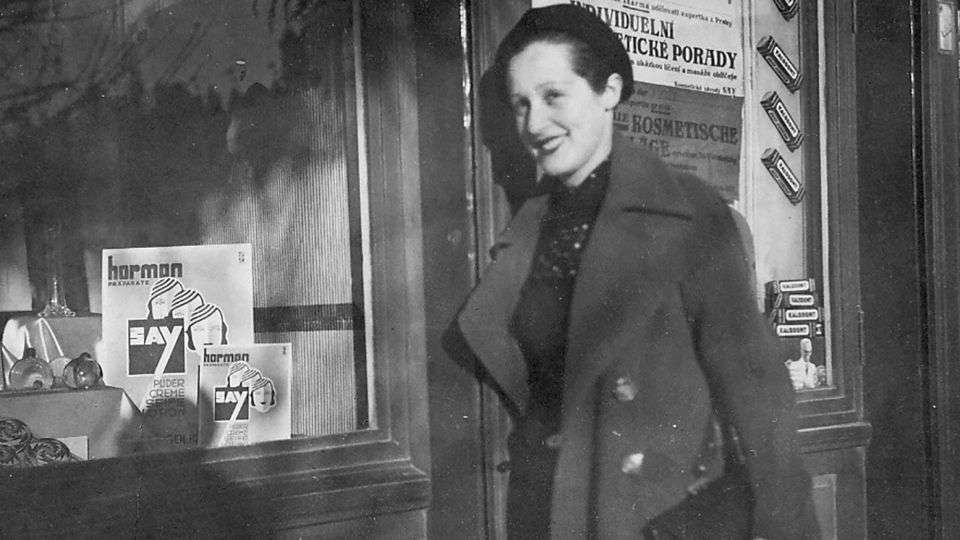 Alice Grusová's mother Marta, pictured, was murdered in Auschwitz after she was detained by the Nazis while attempting to flee Czechoslovakia with her family.